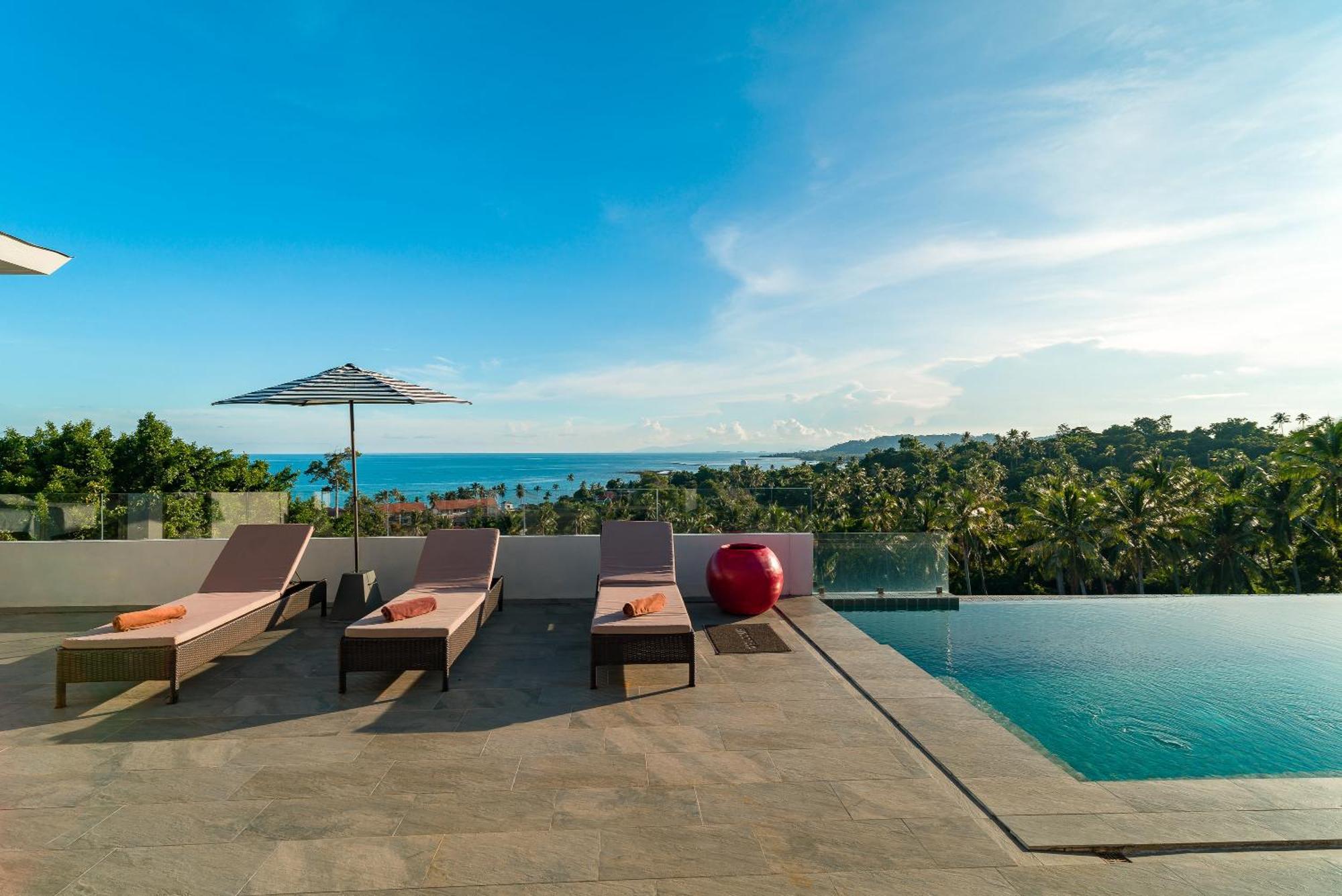 Tropical Sea View Residence Plage de Lamai Extérieur photo