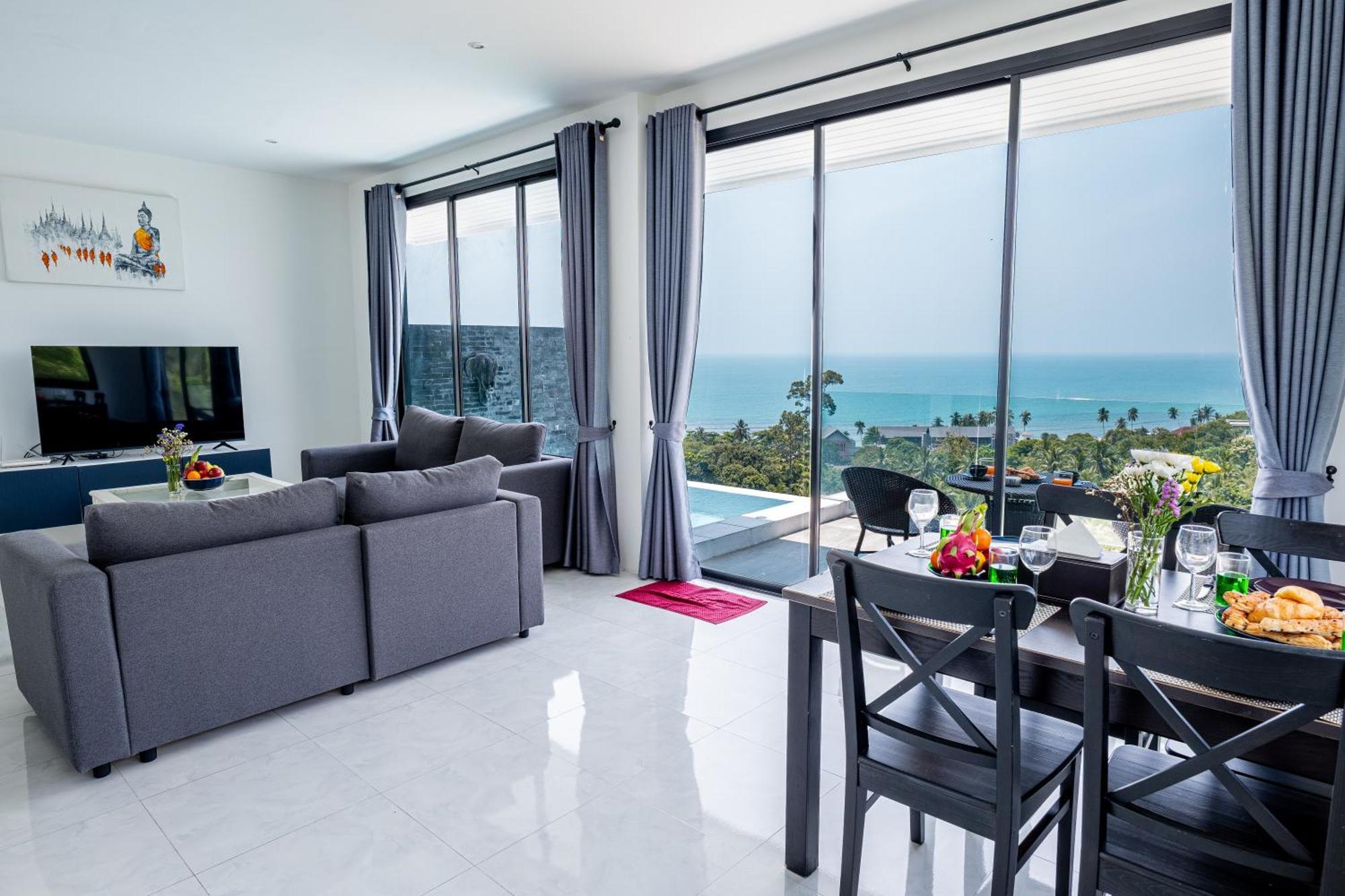 Tropical Sea View Residence Plage de Lamai Extérieur photo