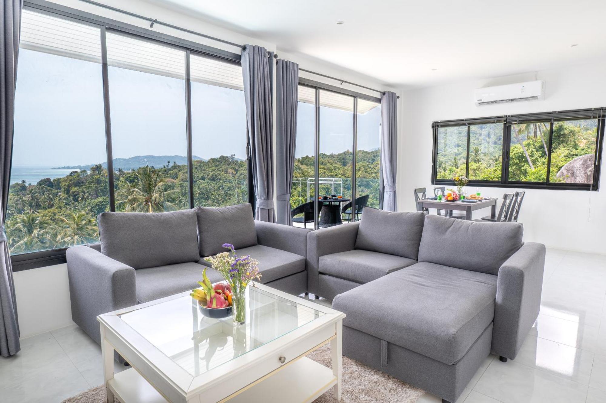 Tropical Sea View Residence Plage de Lamai Extérieur photo